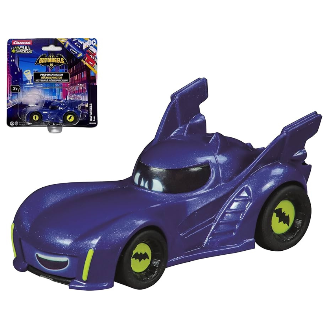 Carrera Licensed Pull N Speed Batwheels Asstd 1:43