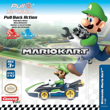 Carrera Licensed Pull N Speed Mario Kart 8 Blister  - Luigi