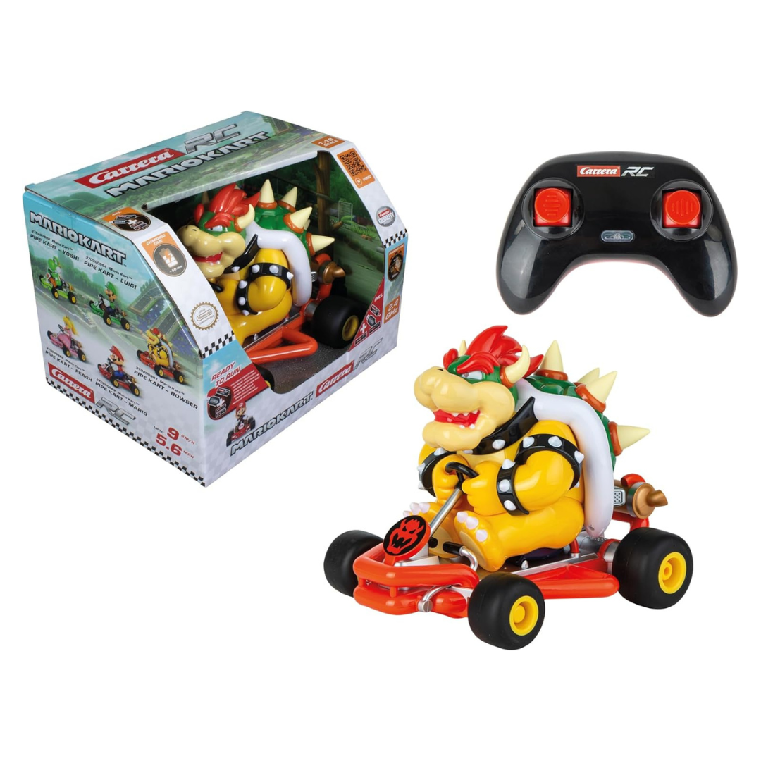 Carrera Licensed Rc Mario Pipe Kart - Bowser 1
