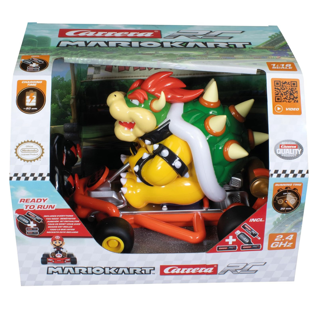 Carrera Licensed Rc Mario Pipe Kart - Bowser 2