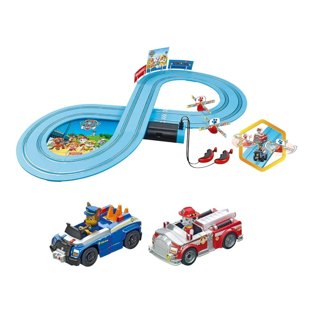 Carrera Licensed Slot Rc Paw Patrol - Track First Year - 2.4 Mts - Chase & Marshal - 2