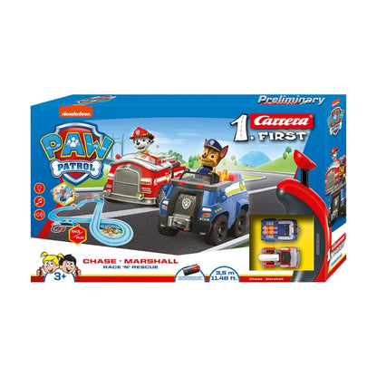 Carrera Licensed Slot Rc Paw Patrol - Track First Year - 2.4 Mts - Chase & Marshal - 3