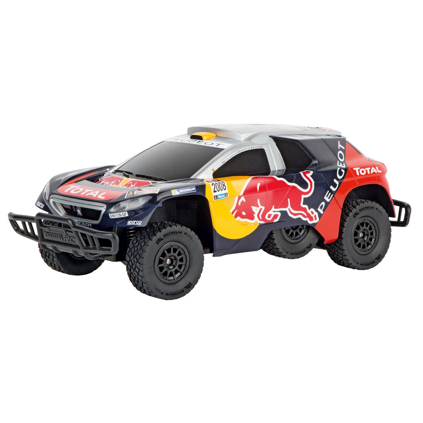 Carrera Rc Peugeot 08 Dakar 16 - Red Bull - 1:16 3