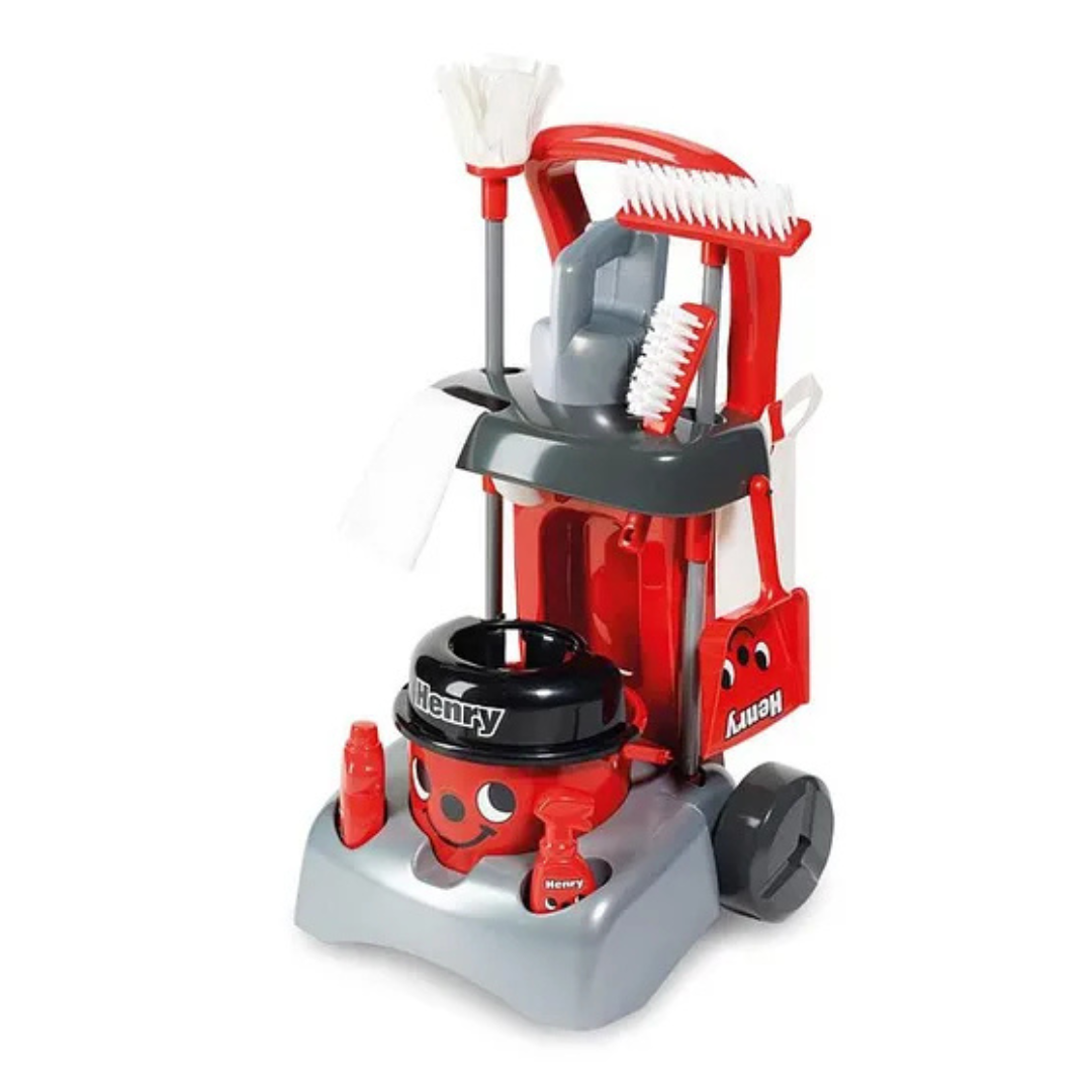 Casdon Henry Cleaning Trolley (Red) 2
