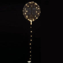 Clear Crystal White Color Light Balloon