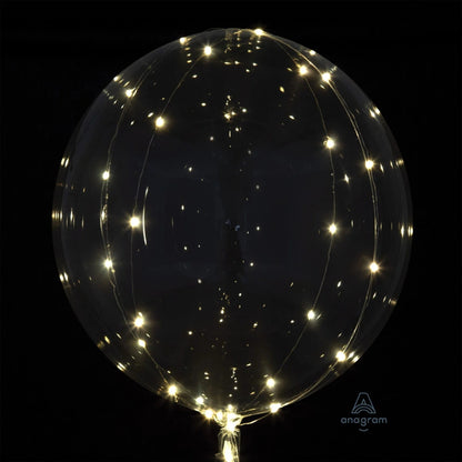 Clear Crystal White Color Light Balloon - 2