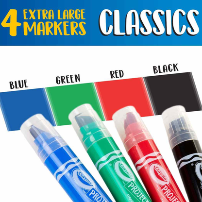 Crayola 4Ct Xl Poster Markers - Classic