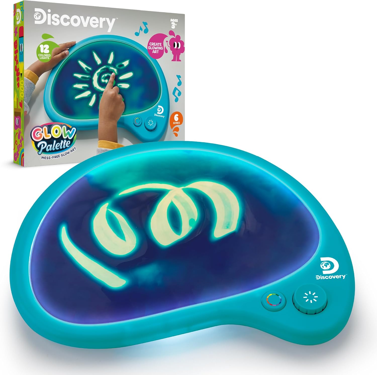 Discovery Toy Drawing Glow  Palette Mess Free 1