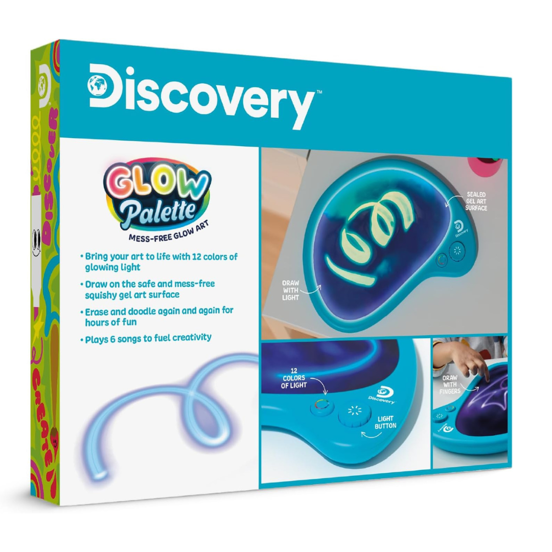 Discovery Toy Drawing Glow  Palette Mess Free 5
