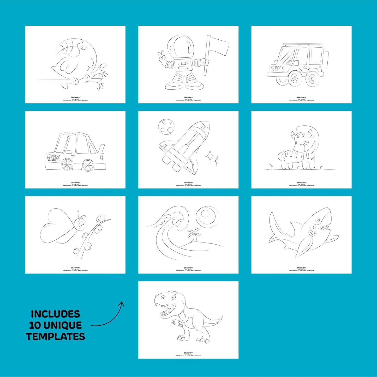 Discovery Toy Kids Tracing Tablet Light Designer 5