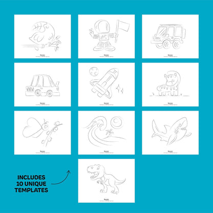 Discovery Toy Kids Tracing Tablet Light Designer 5