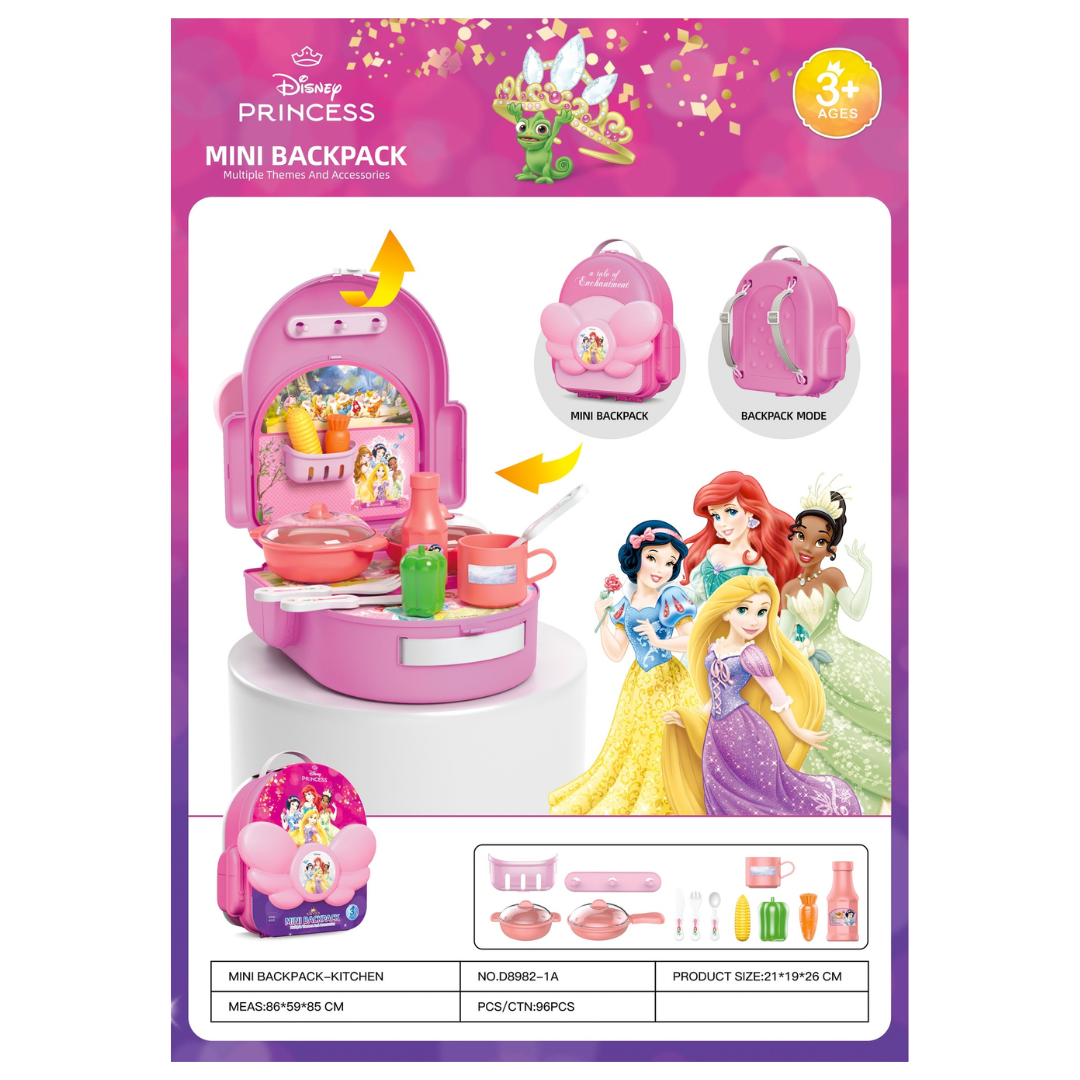 Disney Princess Mini Backpack Kitchen Set