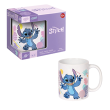 Disney Stitch Hawaiian Flower Ceramic Mug in Gift Box (325ml) by Stor