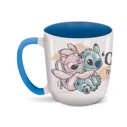 Disney Stitch & Angel Ohana Elite Mug in Gift Box (385ml) by Stor
