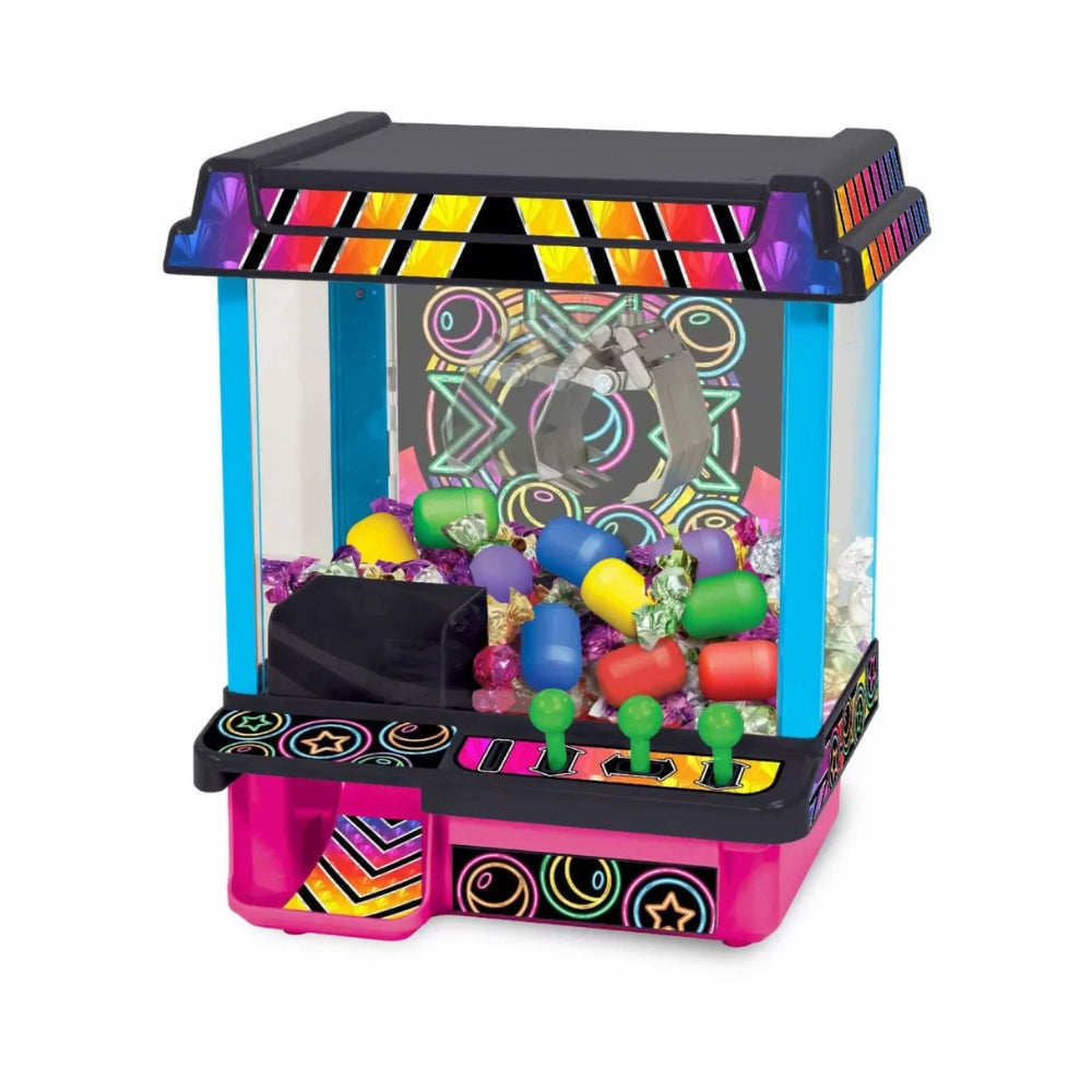 Electronic Arcade Claw Crane Game (Hyper Neon Black Series)  - 1