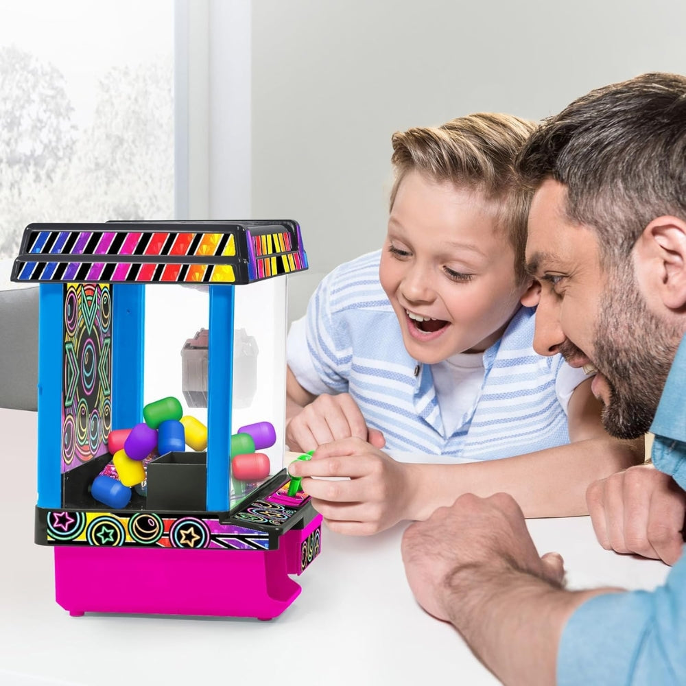 Electronic Arcade Claw Crane Game (Hyper Neon Black Series)  - 2