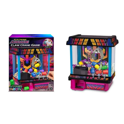 Electronic Arcade Claw Crane Game (Hyper Neon Black Series)  - 3