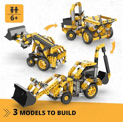Engino Creative Builder Backhoe Loader Machinery Set 2