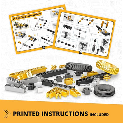 Engino Creative Builder Backhoe Loader Machinery Set  3