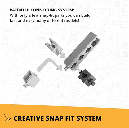 Engino Creative Builder Backhoe Loader Machinery Set 4