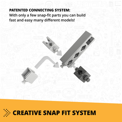 Engino Creative Builder Wheel Loader Machinery Set 5