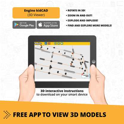 Engino Creative Builder Wheel Loader Machinery Set 7