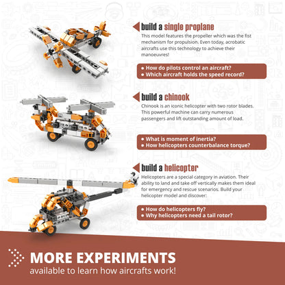 Engino Discovering Stem - How Aircrafts Work - Technology Of Machines 5