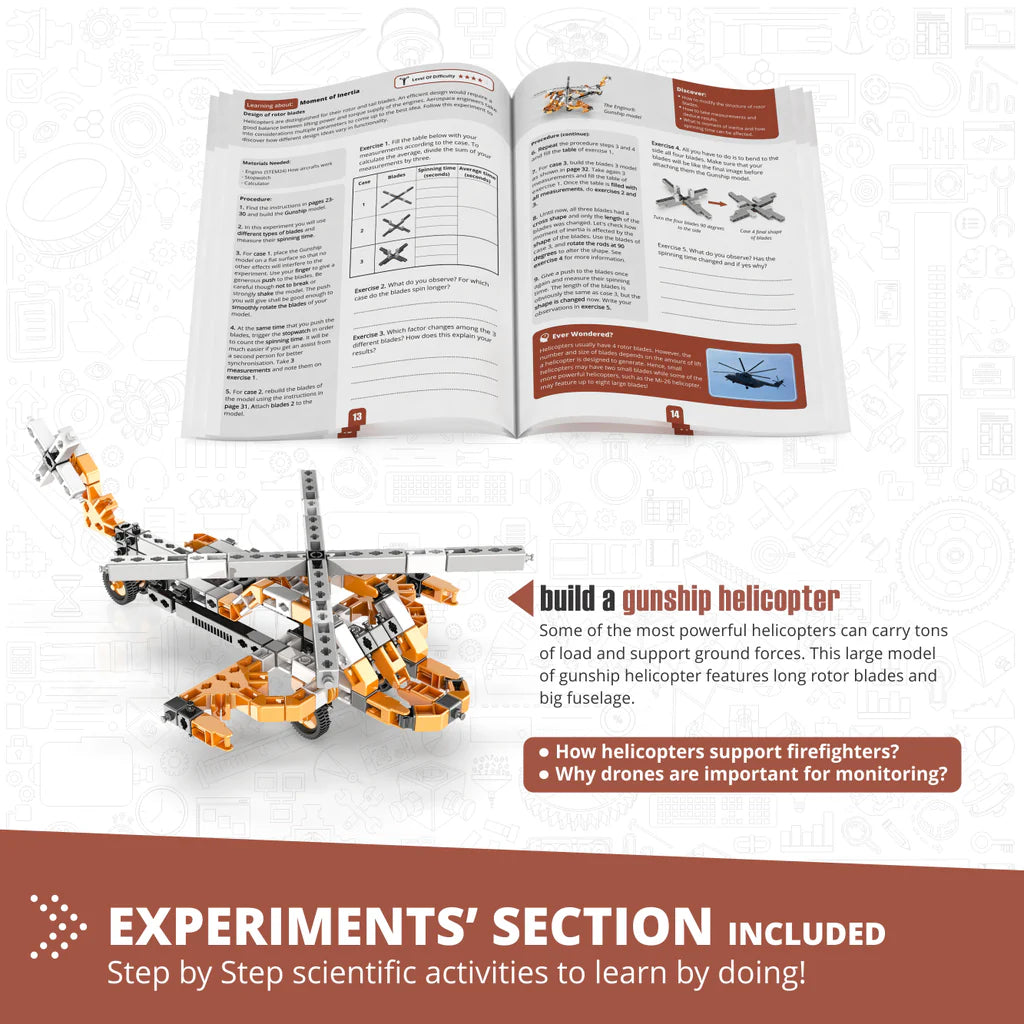 Engino Discovering Stem - How Aircrafts Work - Technology Of Machines 7