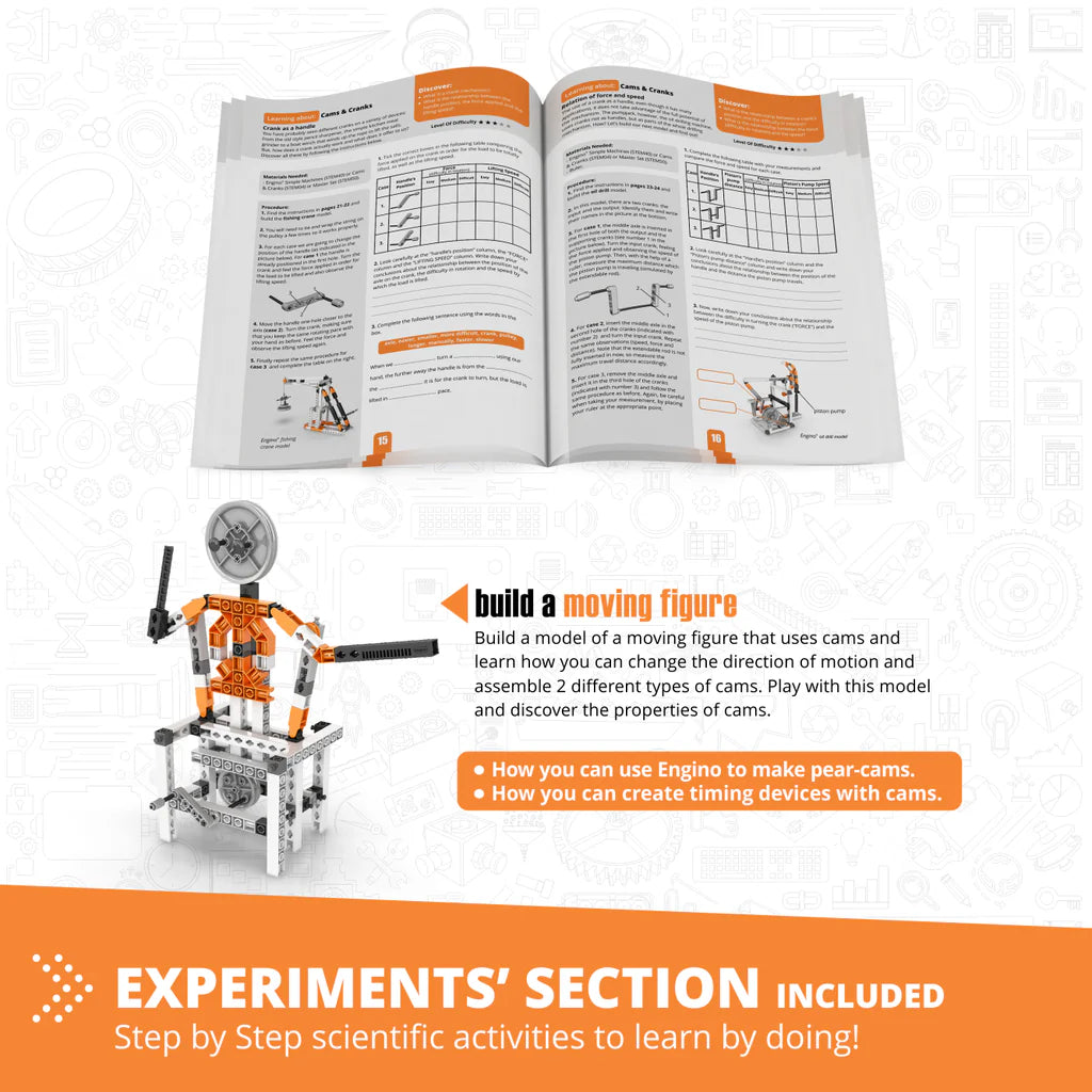 Engino Discovering Stem Mechanics - Cams & Cranks 5