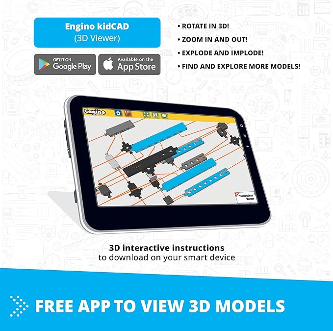 Engino Inventor Mechanics - Space Shuttle - 5 Multi Model Set 5