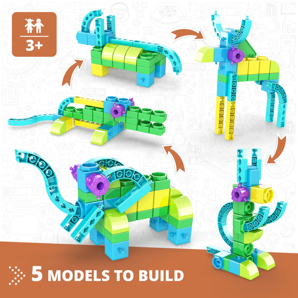 Engino Steam Lab - Wild Animals 2 2 3