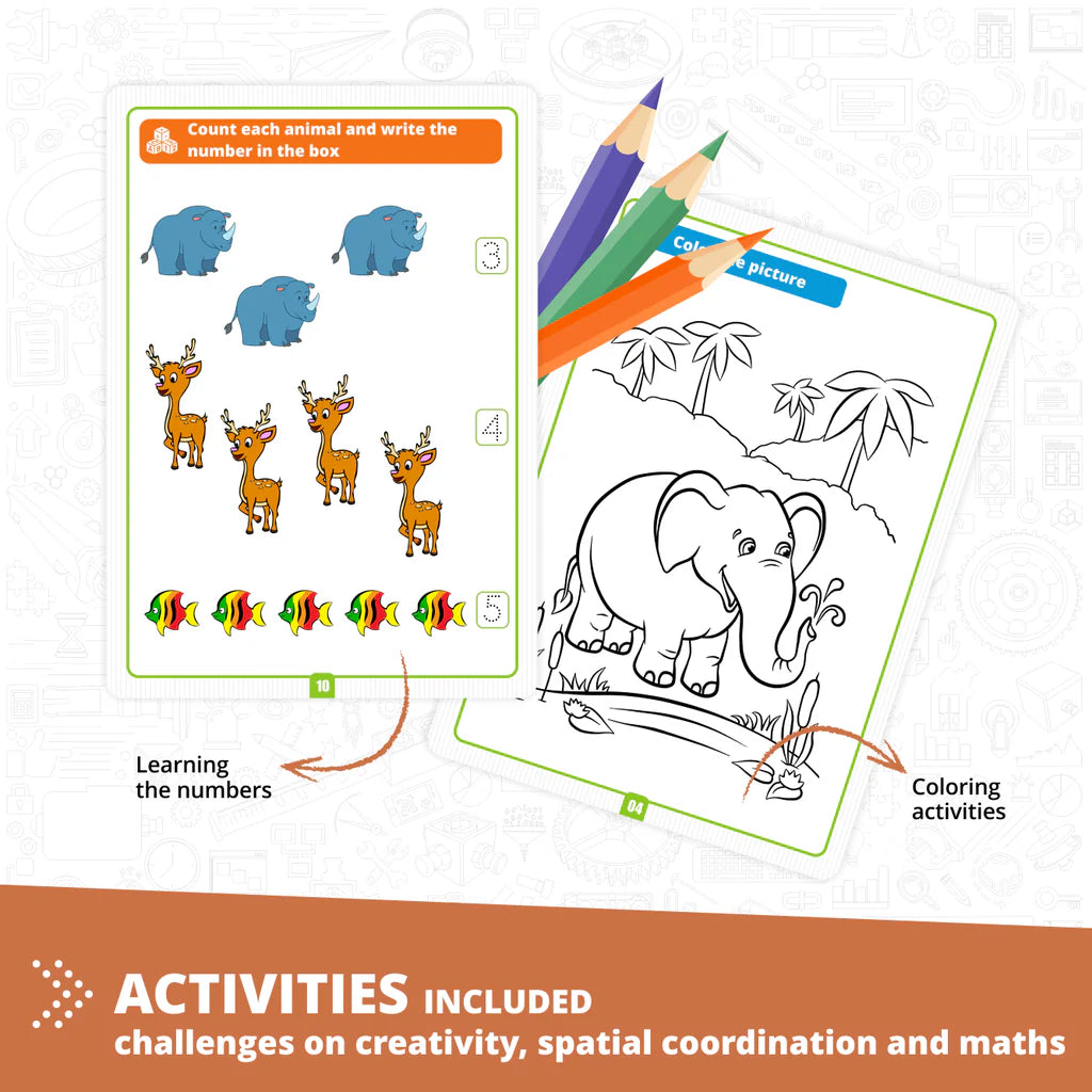 Engino Steam Lab - Wild Animals 6