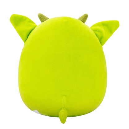 Medium Plush Squishmallows 12” -(Fitzy - Green Goblin W/Closed Eyes Holding Fuzzy Heart)