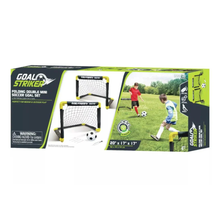 Folding Double Mini Soccer Goal Set 2