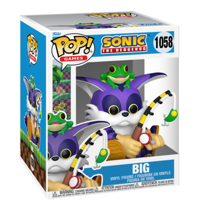 Funko Pop Super! Games: Sonic - Big the Cat with Froggy