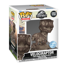 Funko Pop Super! Movies: Jurassic Park- Velociraptor(Fossil)