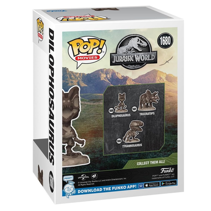 Funko Pop! Movies: Jurassic Park Fossil - Dilophosaurus