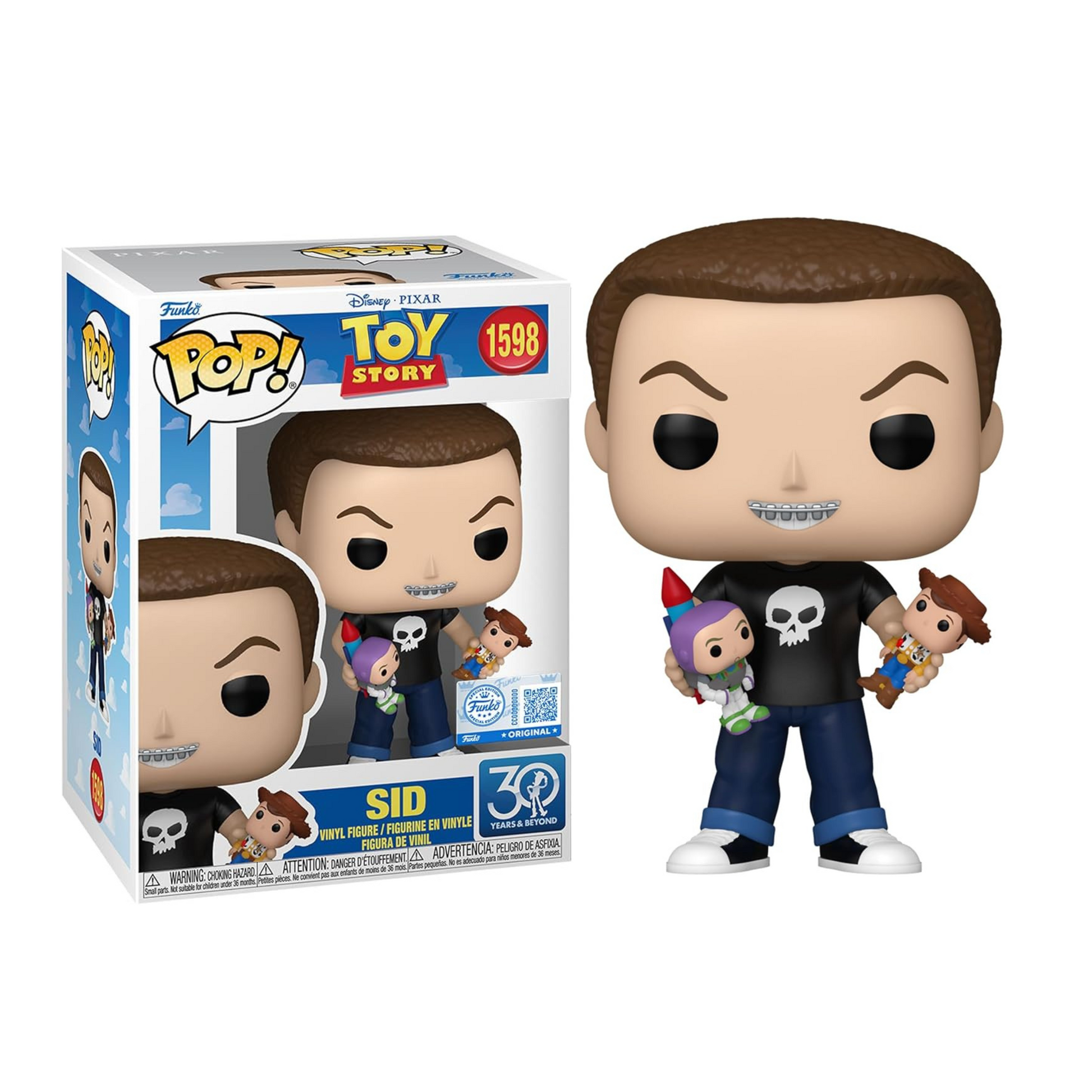 Funko Pop! Disney: Toy Story 30th - Sid (Exc) 2