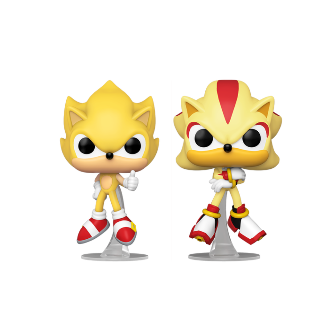 Funko Pop! Games: Sonic - Super Sonic And Shadow 2Pk (Fl) (Exc)