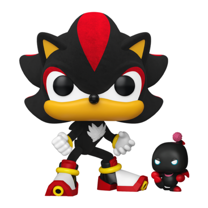 Funko Pop! Games: Sonic The Hedgehog - Shadow with Dark Chao (Flocked)
