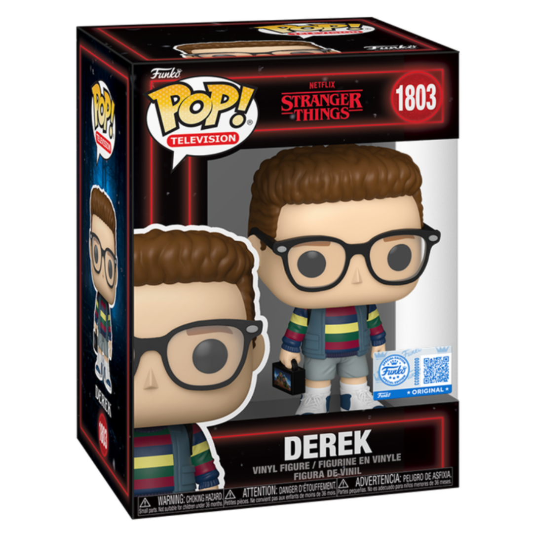 Funko Pop Tv: Stranger Things - Derek Turnbow (Exc) 2