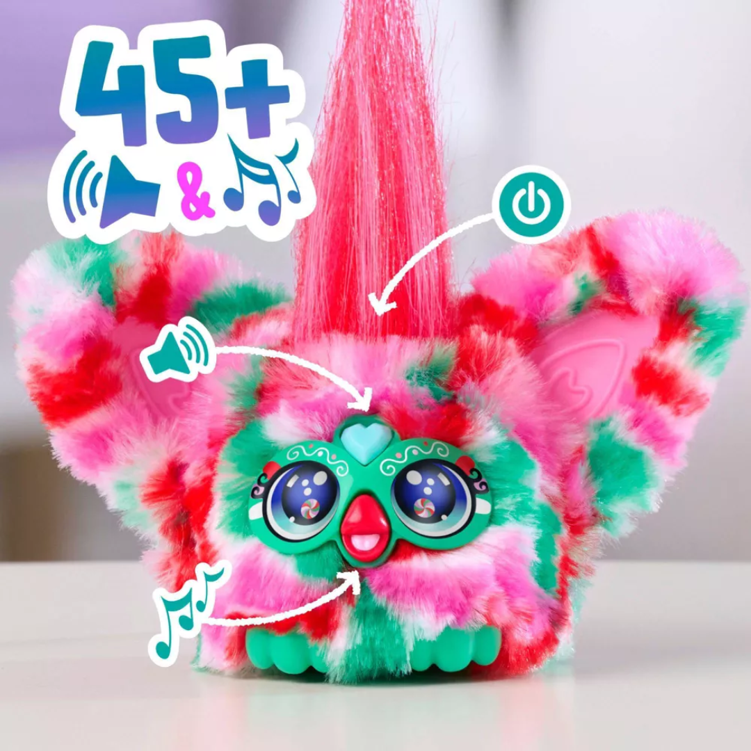 Furby Furblets - Pep Mint Mini Electronic Plush Toy