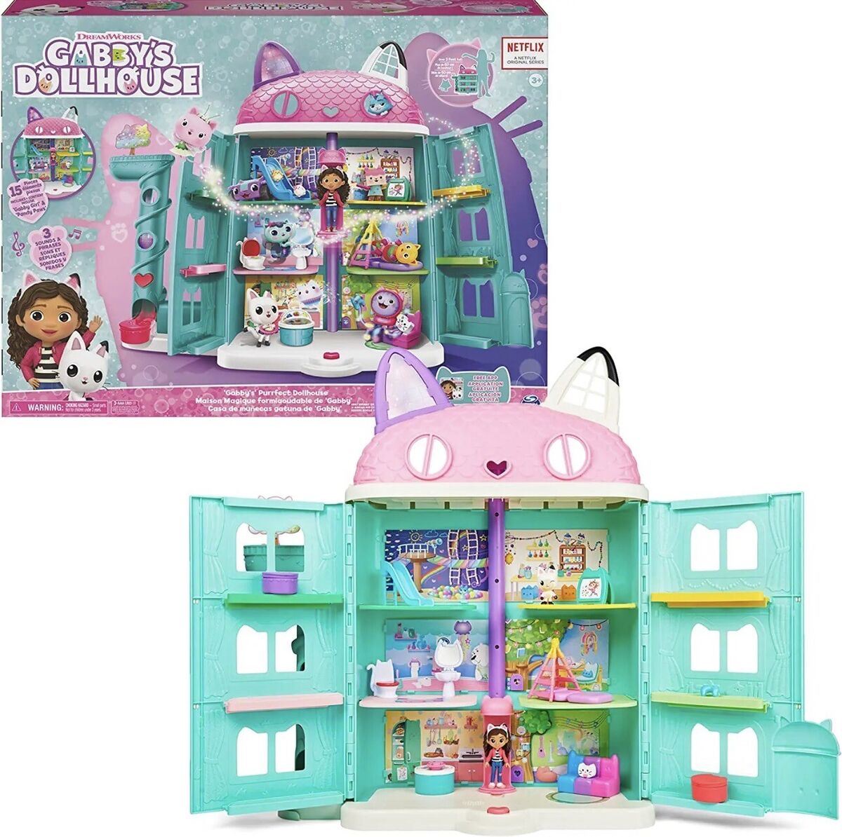 Gabby's Dollhouse Gabby's Purrfect Dollhouse -3