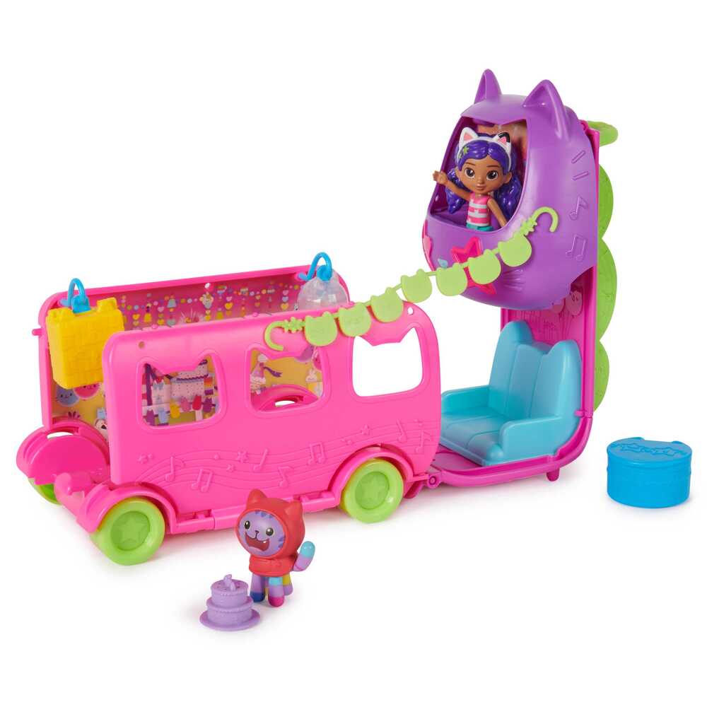Gabby's Dollhouse Purrfect Party Bus - 3