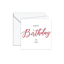 Gift Card: Birthday Wishes
