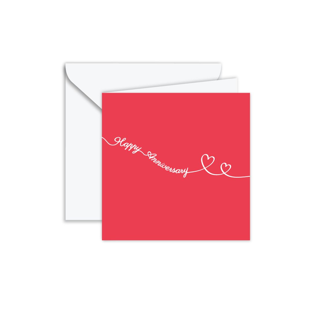 Gift Card: Two Hearts, One Anniversary