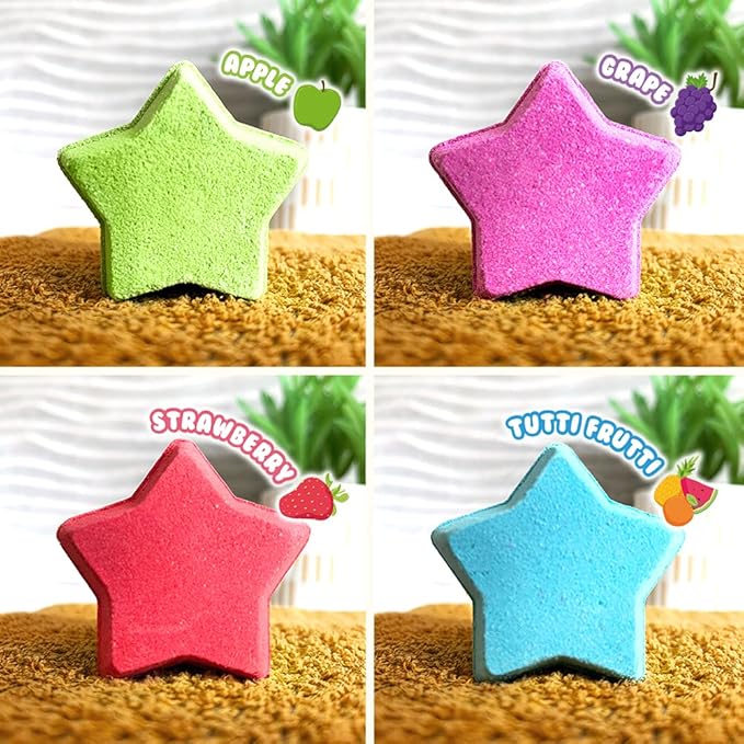 Glibbi Gb Baff Bombz 4 Pack Star 4
