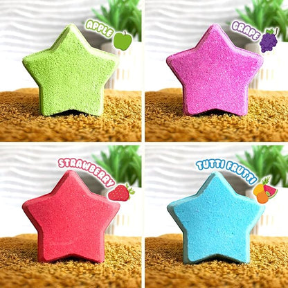 Glibbi Gb Baff Bombz 4 Pack Star 4