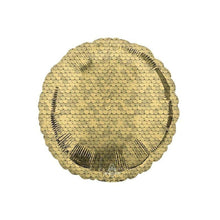 Gold Glitter Sequins Foil Balloon - 18 Inch