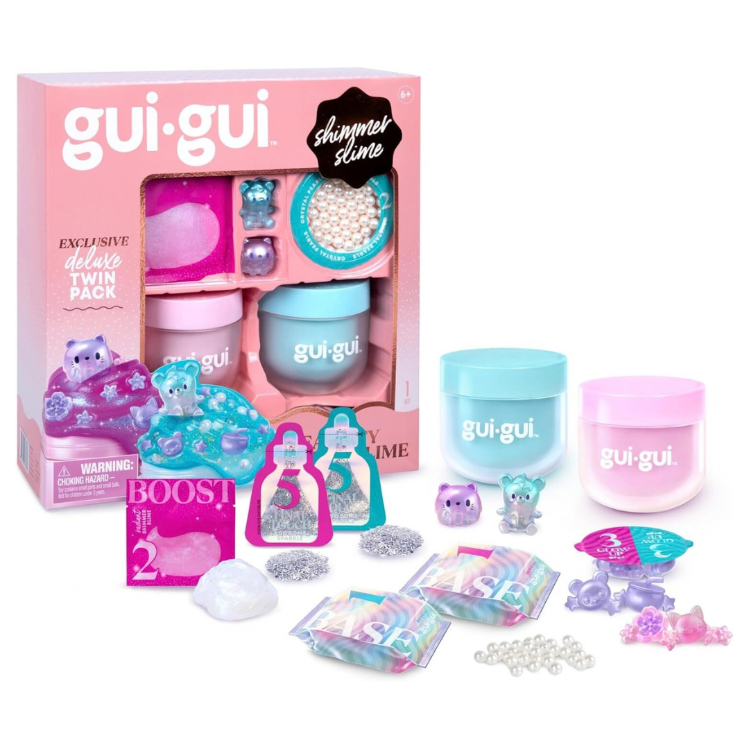 GuiGui Shimmer Slime Deluxe Twin Pack